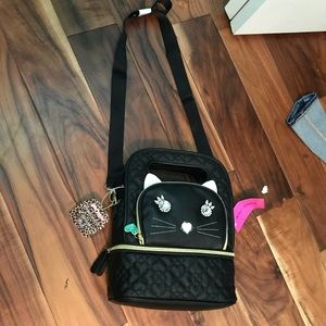 BRAND NEW Betsy Johnson Cat Insulated Lunch Tote